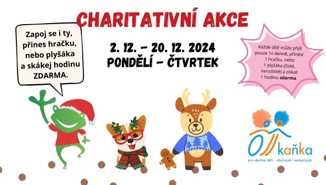 Charitativní akce pro Kaňku v Jump aréně Tábor